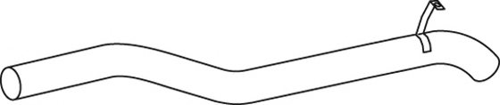 DINEX 49702 Exhaust Pipe